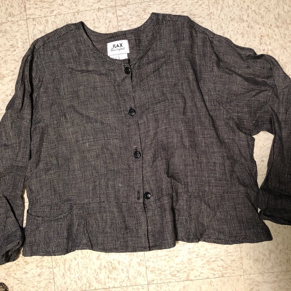 Flax Button Down Jacket - image 1